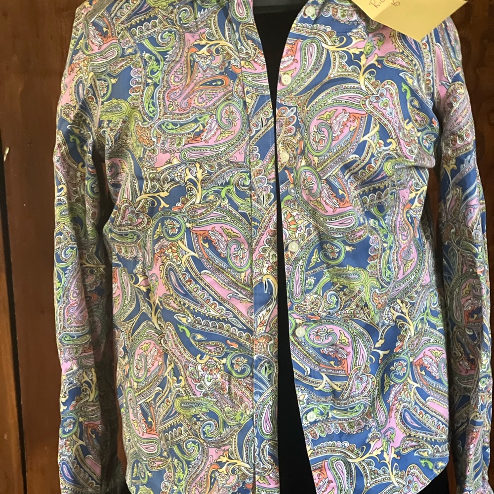 Ralph Lauren Multicolor Paisley Shirt